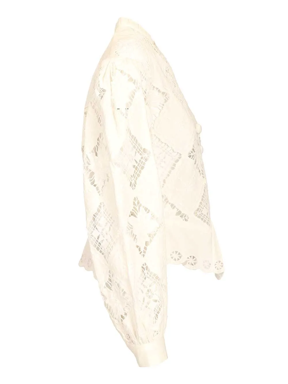 Nina Blouse Tops White sold by Wanan Luxury product image thumbnail 3