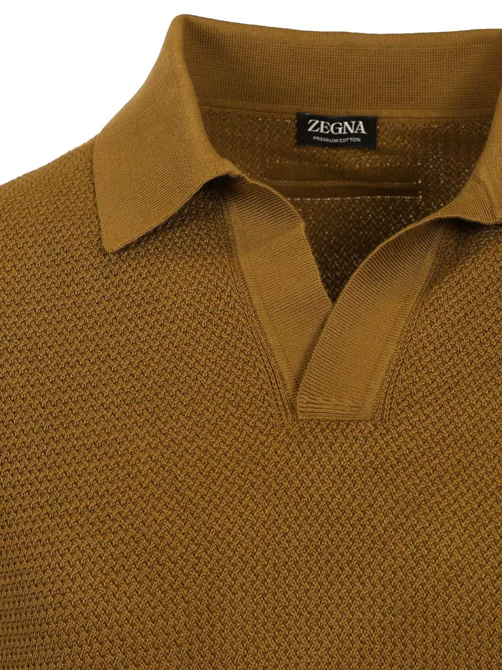 Knit Polo Shirt Knitwear Beige sold by Wanan Luxury product image thumbnail 3