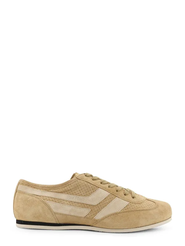 Brook Suede Sneakers With Engraved Logo On The Side made by Tom Ford