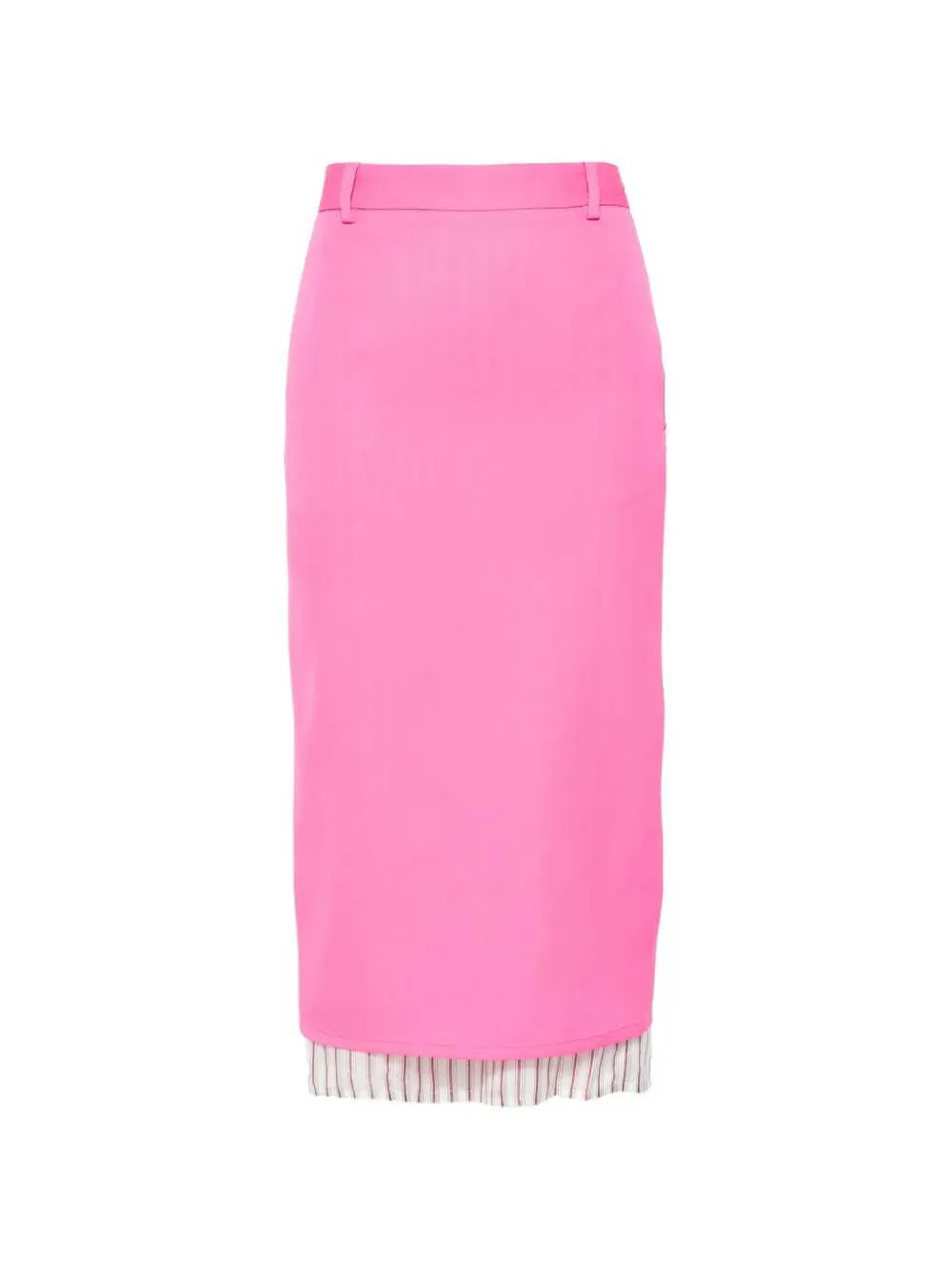 Midi Skirt With Striped Hem sold by Wanan Luxury