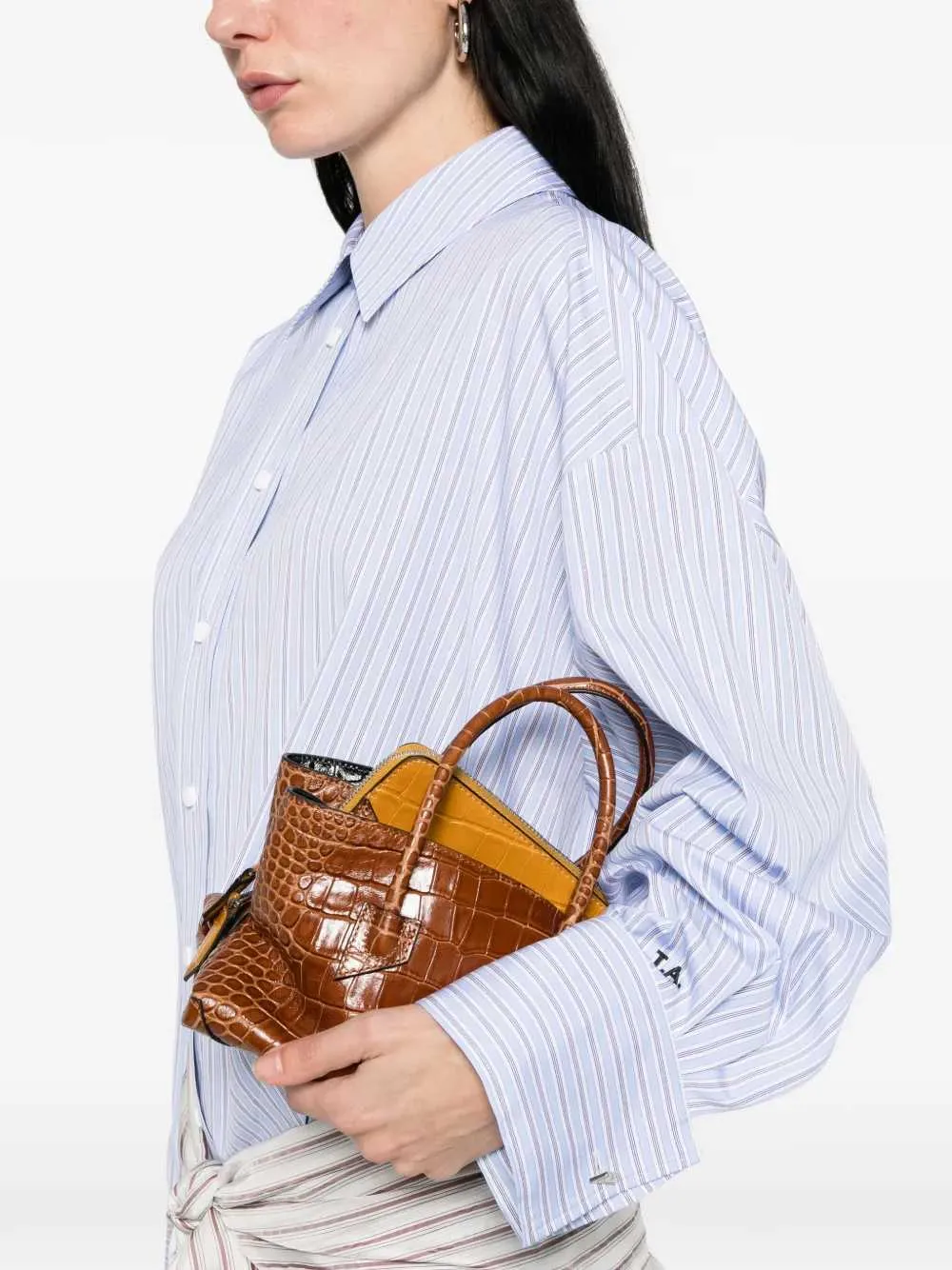La Passeggiata Mini Tote Bag sold by Wanan Luxury product image thumbnail 5