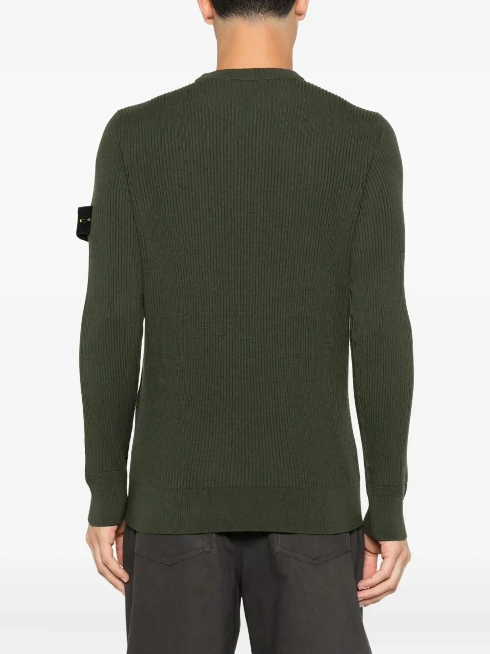 Knit Crewneck Sweater In Full Rib Rws Wool sold by Wanan Luxury product image thumbnail 4