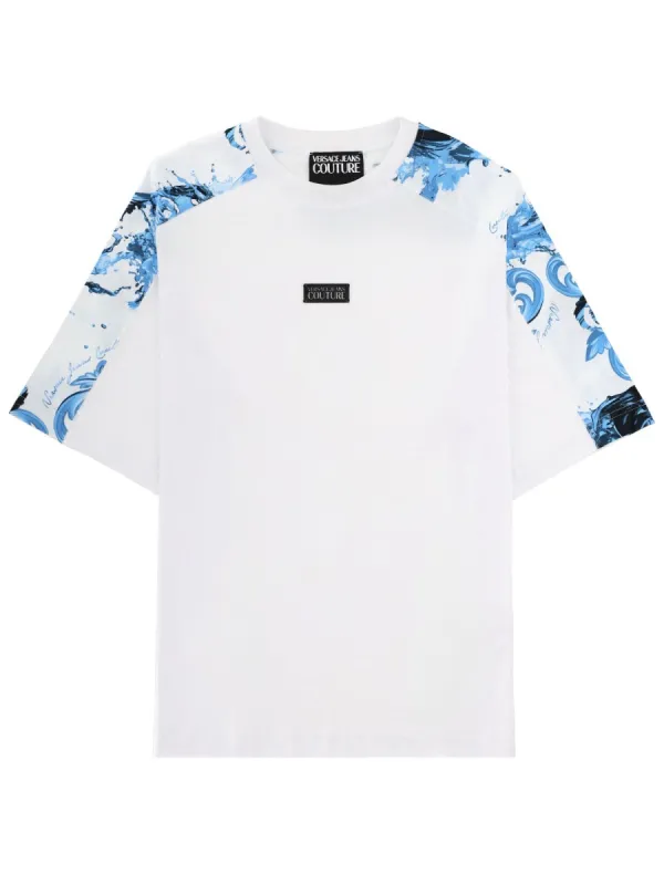 T-Shirt Con Placca Logo made by Versace