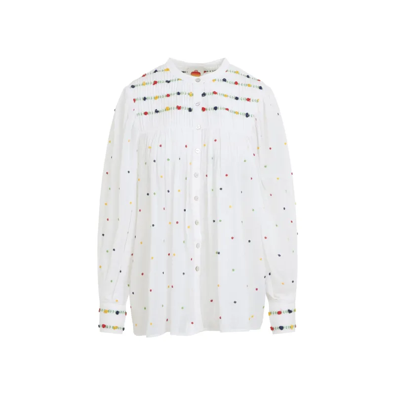Blouse White made by FARM Rio