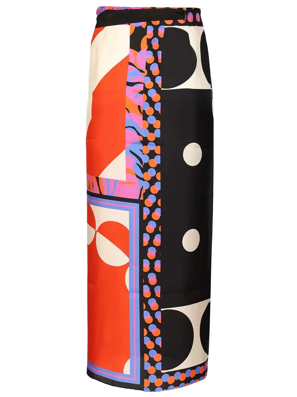 Scarfy Long Skirt Pareo Geometric Print Skirts Multicolor sold by Wanan Luxury product image thumbnail 2