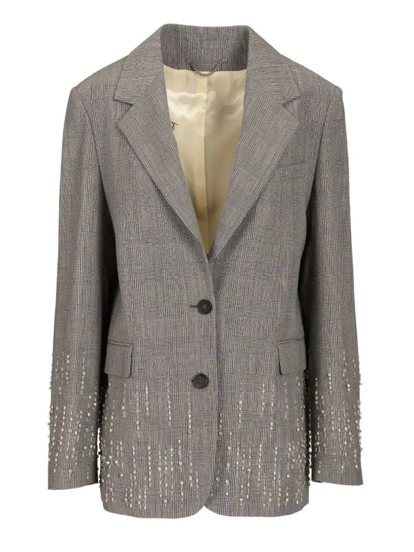 Journey W'S Sb Over Jacket Prince Of Whales W Embroidery Jackets Grey sold by Wanan Luxury