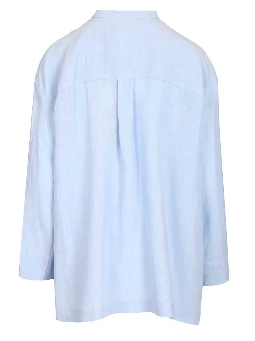 Linen Shirt Shirts Light Blue sold by Wanan Luxury product image thumbnail 2
