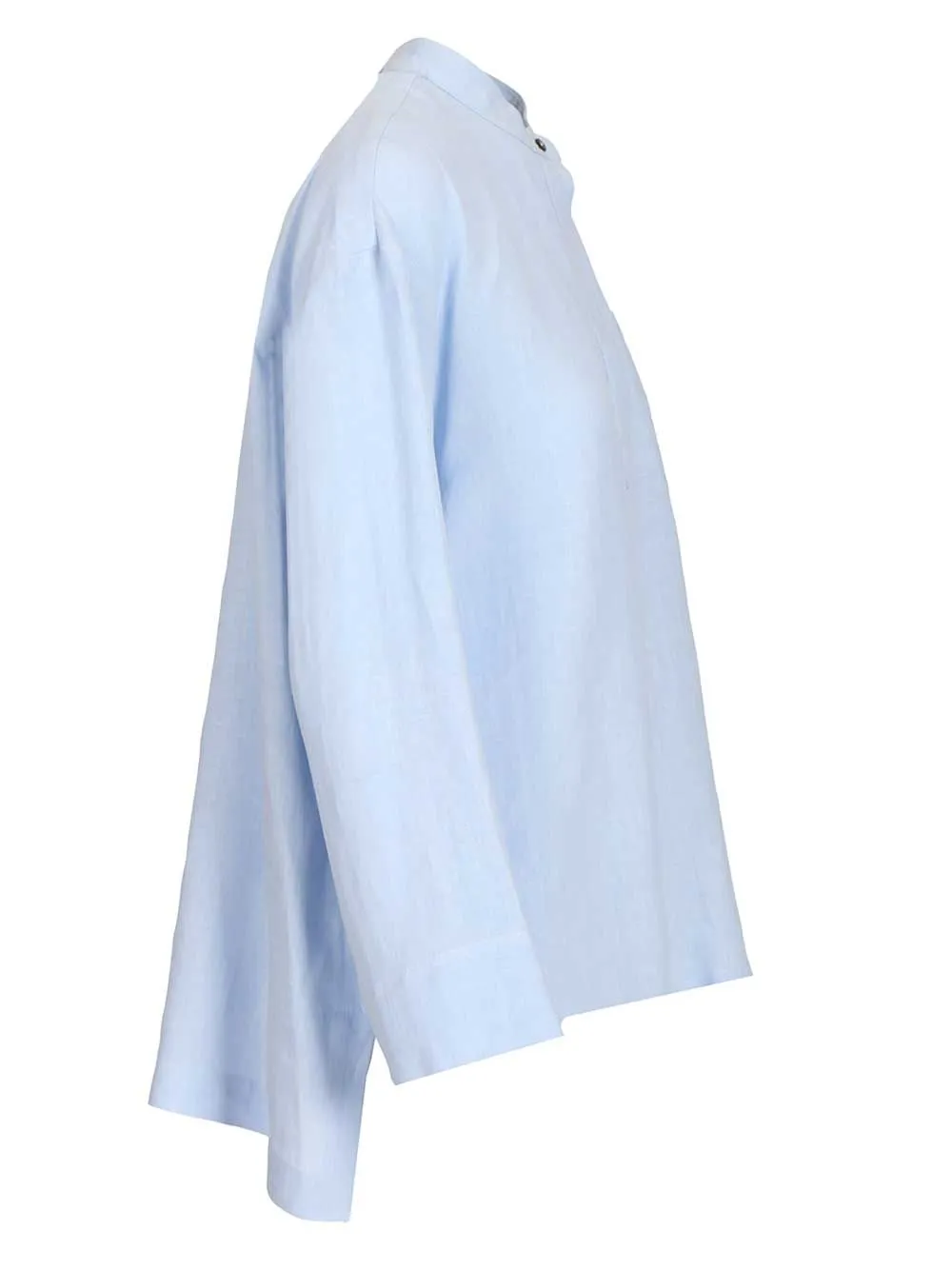 Linen Shirt Shirts Light Blue sold by Wanan Luxury product image thumbnail 3