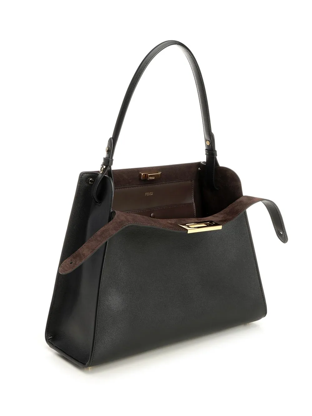 Fendi Way Medium Shoulder Bags Black sold by Wanan Luxury product image thumbnail 2