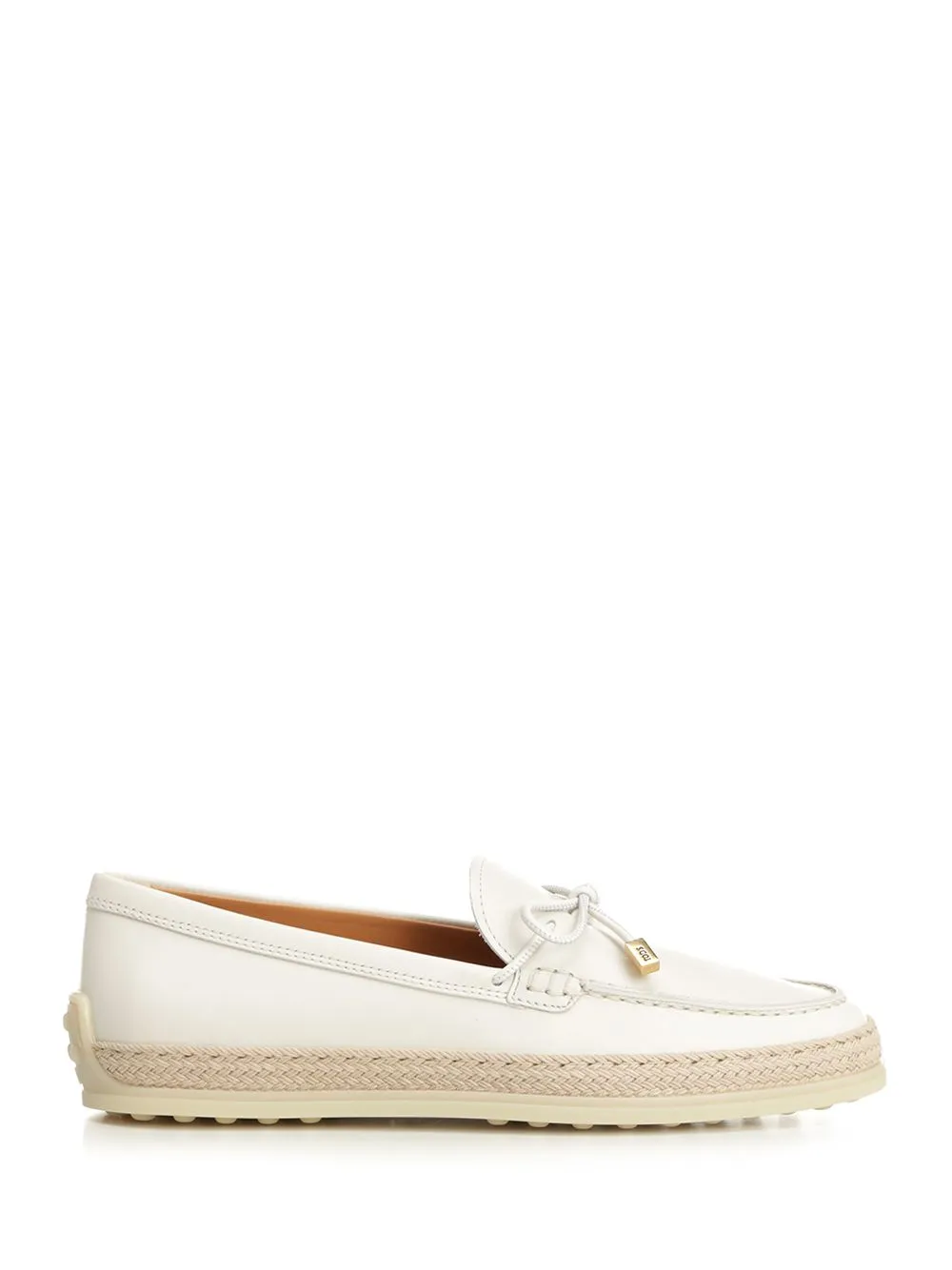 Leather Moccasin Scarpe Basse White sold by Wanan Luxury