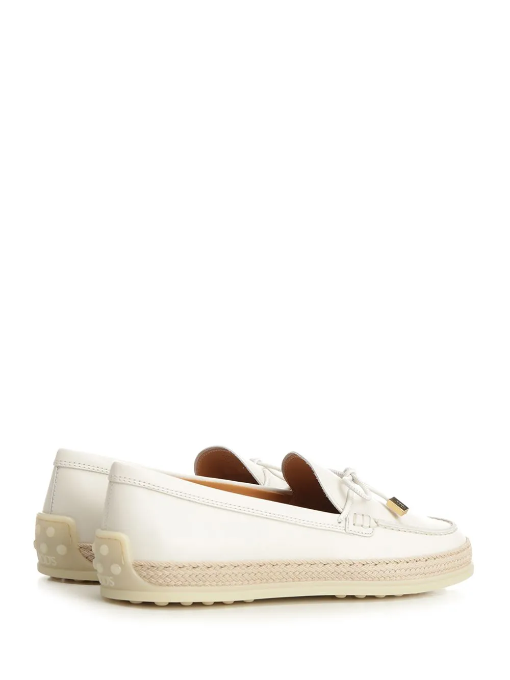 Leather Moccasin Scarpe Basse White sold by Wanan Luxury product image thumbnail 3