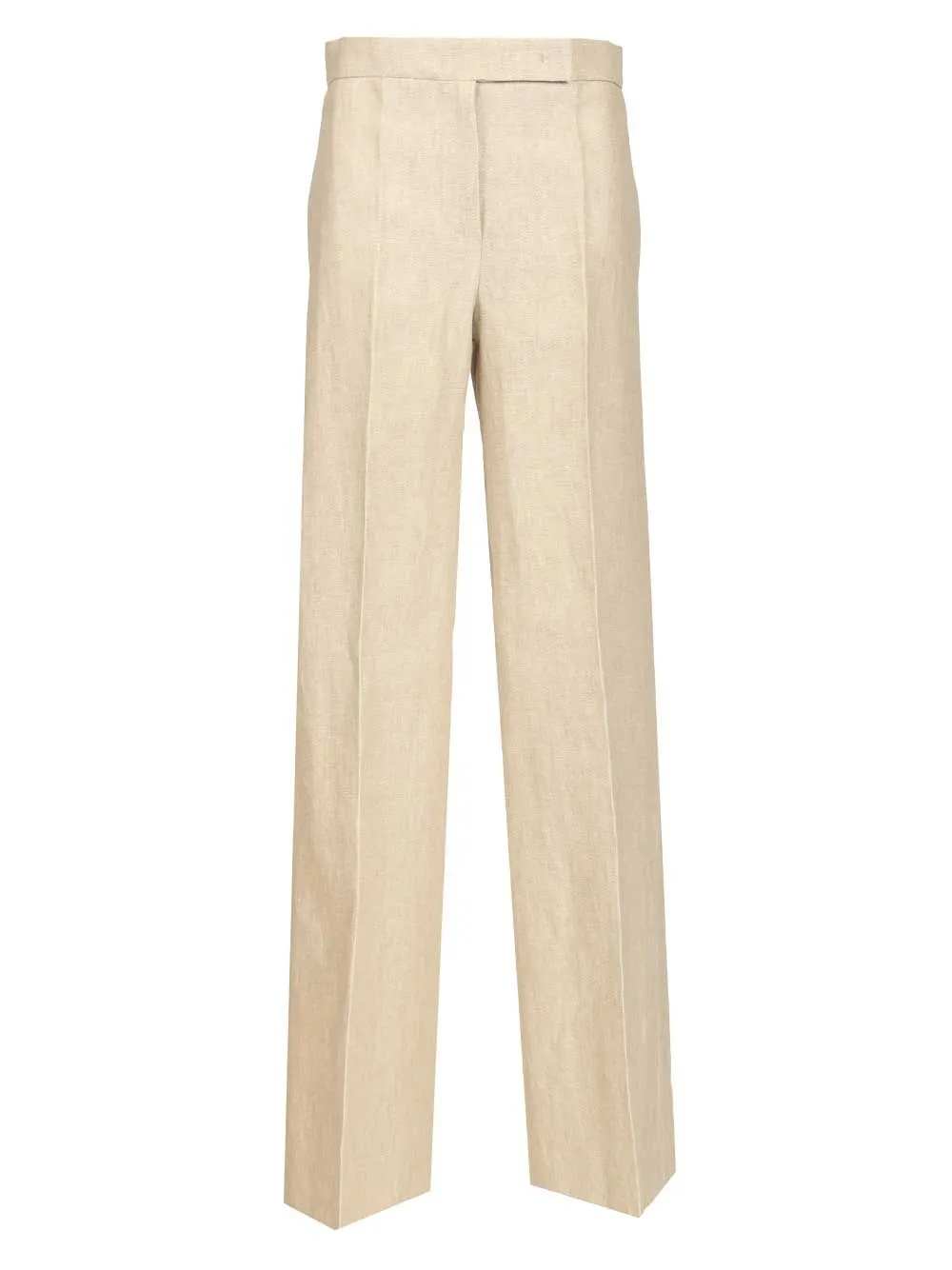 Ginnico - Look 25 - Adv - Tailored Wide Leg Pants Trousers Beige sold by Wanan Luxury