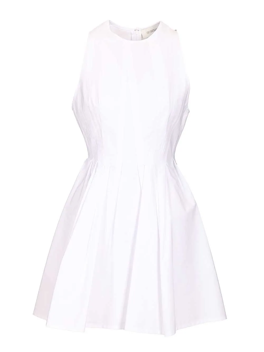 Ara Sleeveless Washed Cotton Mini Dress Dresses White sold by Wanan Luxury
