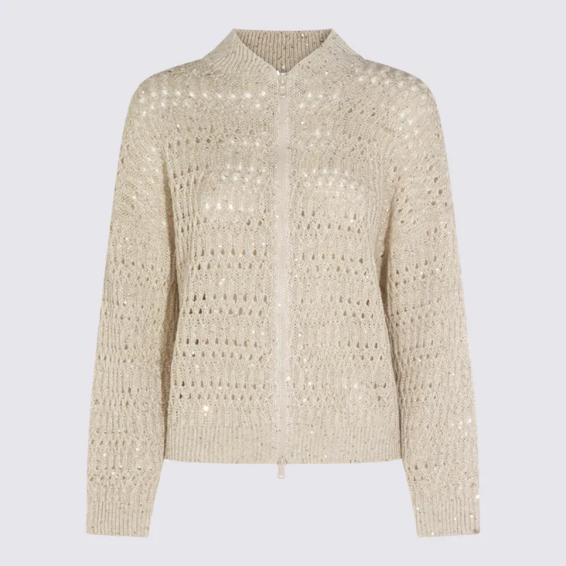 Sweaters Light And Natural made by Brunello Cucinelli