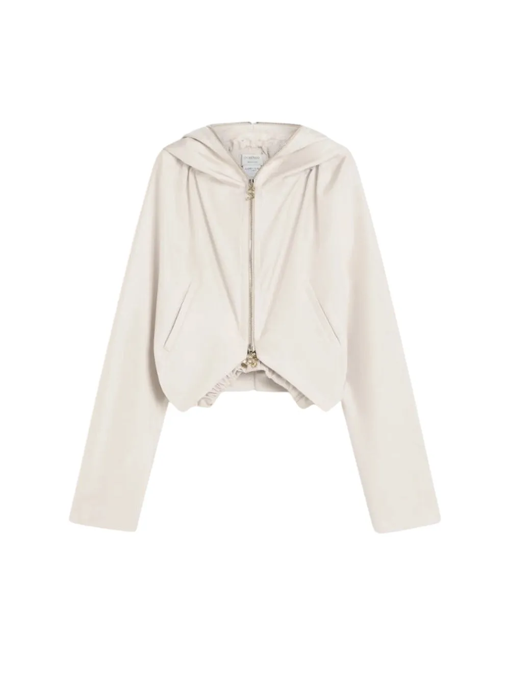 Silk Kimono Jacket - Beige sold by Wanan Luxury
