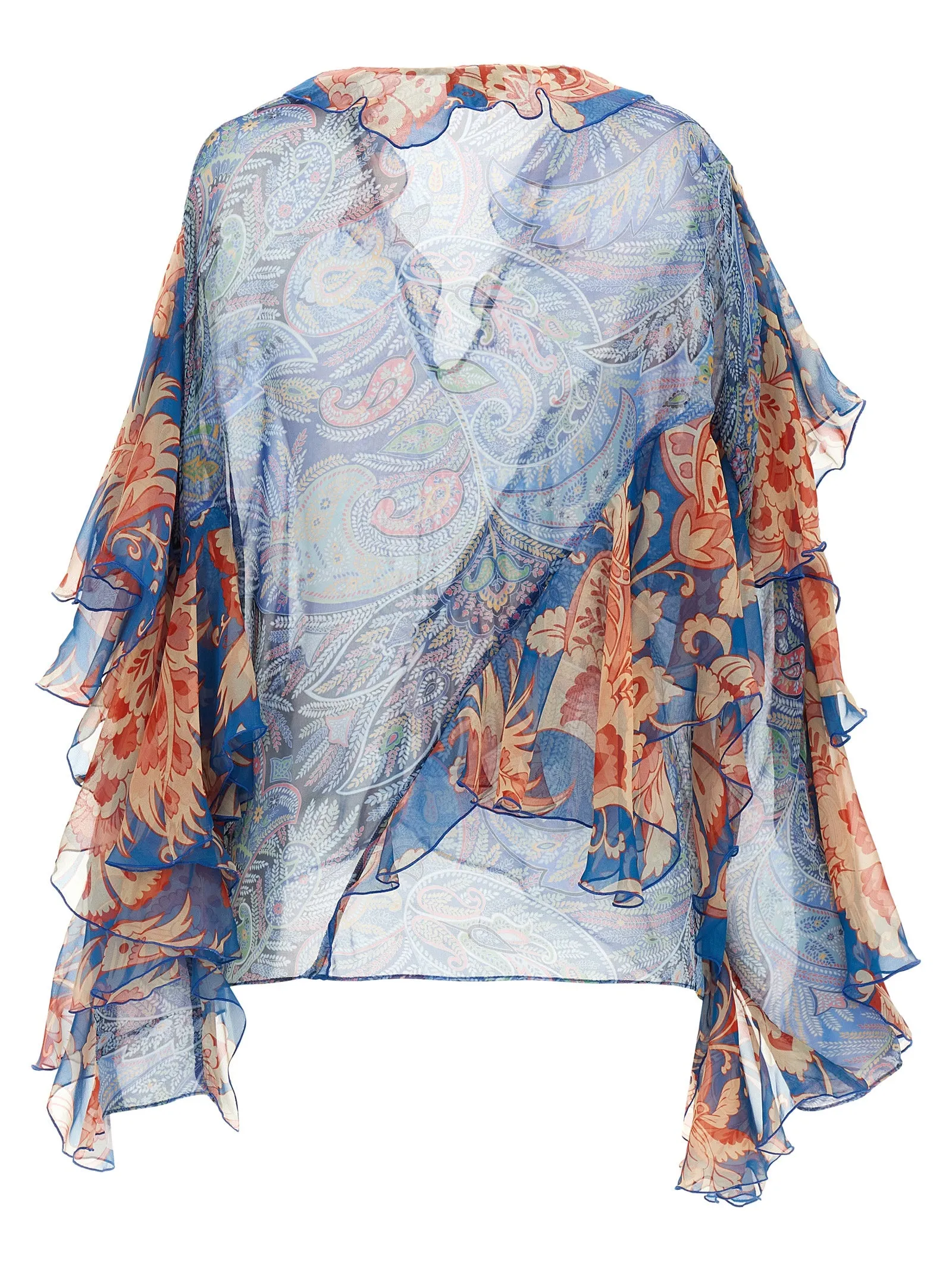 Chiffon Blouse Shirt And Blouse Light Blue sold by Wanan Luxury product image thumbnail 2