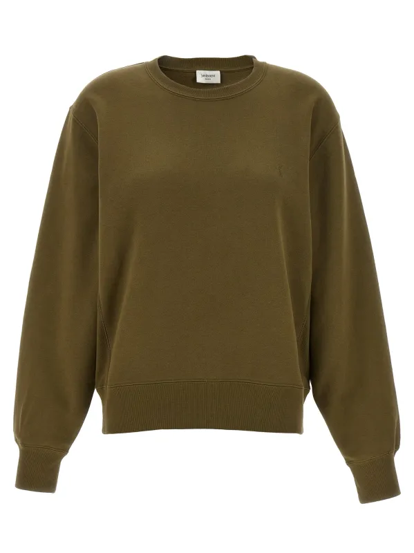 Cassandre Sweatshirt Green made by Yves Saint Laurent