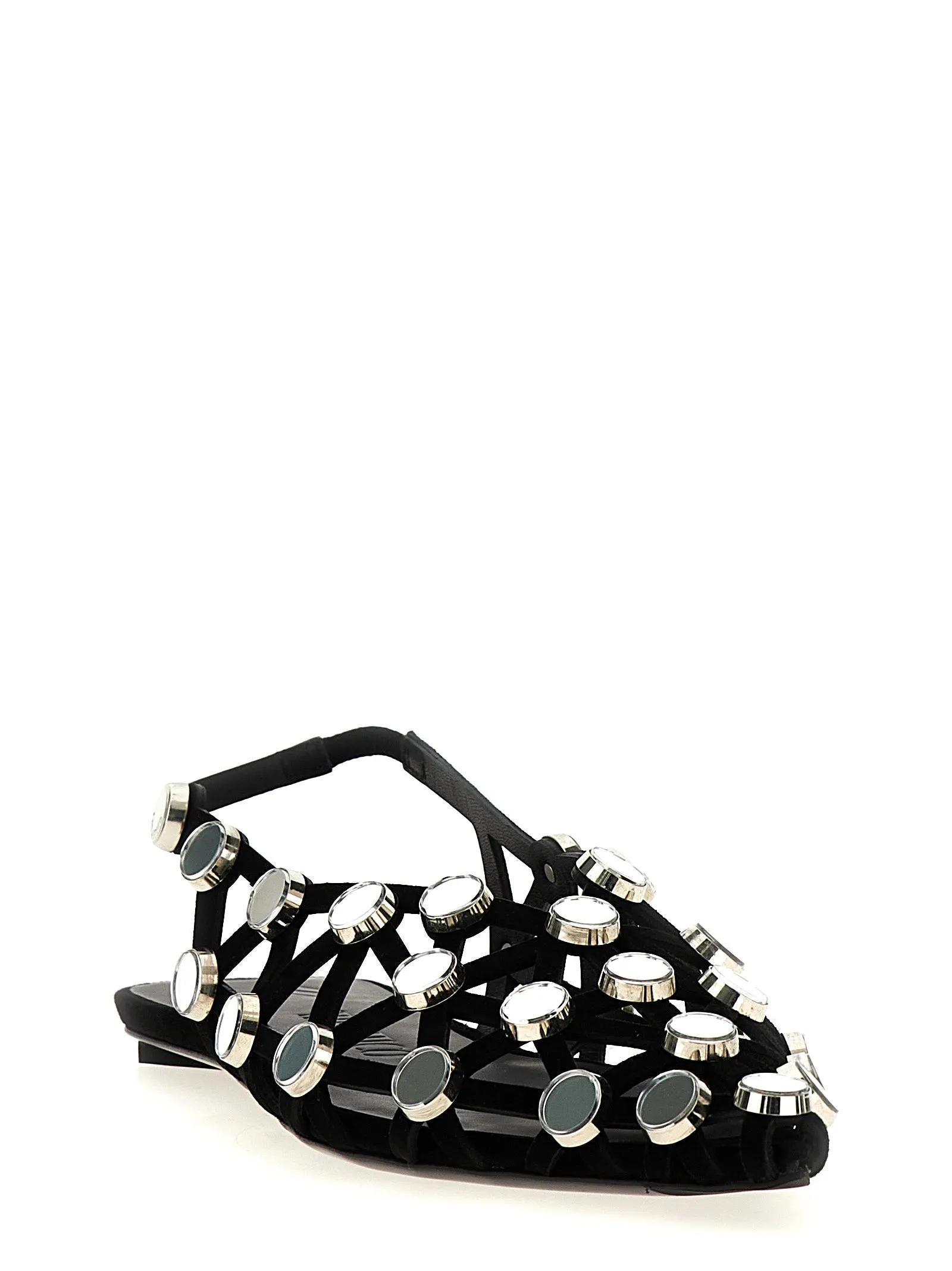 Grid Flat Shoes Black sold by Wanan Luxury product image thumbnail 2