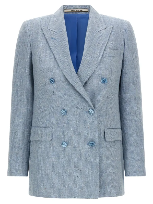Jasmine Blazers Light Blue sold by Wanan Luxury