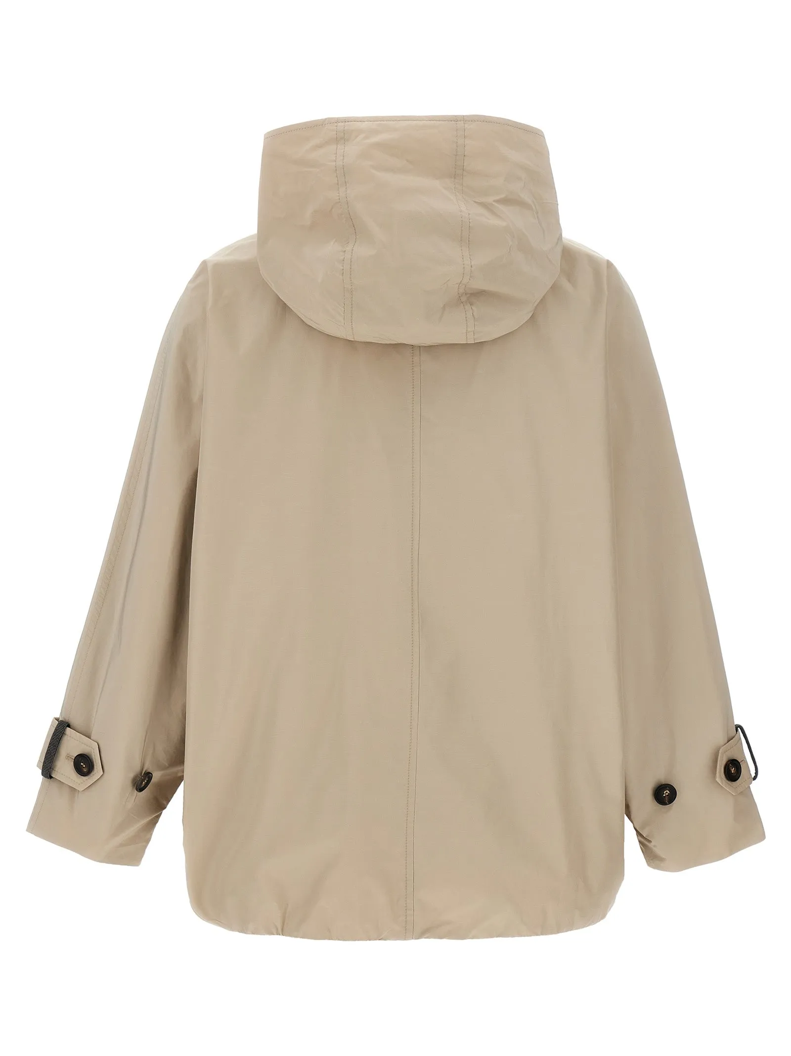 Double-Breasted Jacket Puffer Jackets Beige sold by Wanan Luxury product image thumbnail 2