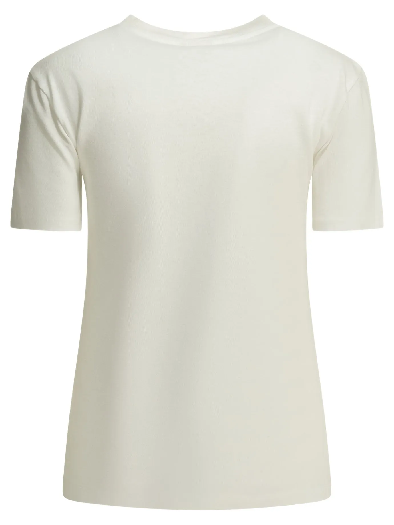 Crew-Neck T-Shirt With Logo T-Shirts White sold by Wanan Luxury product image thumbnail 2