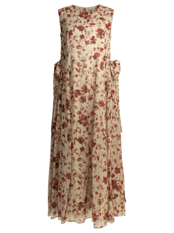 A-Line Midi Dress Dresses Pink made by Wanan Luxury
