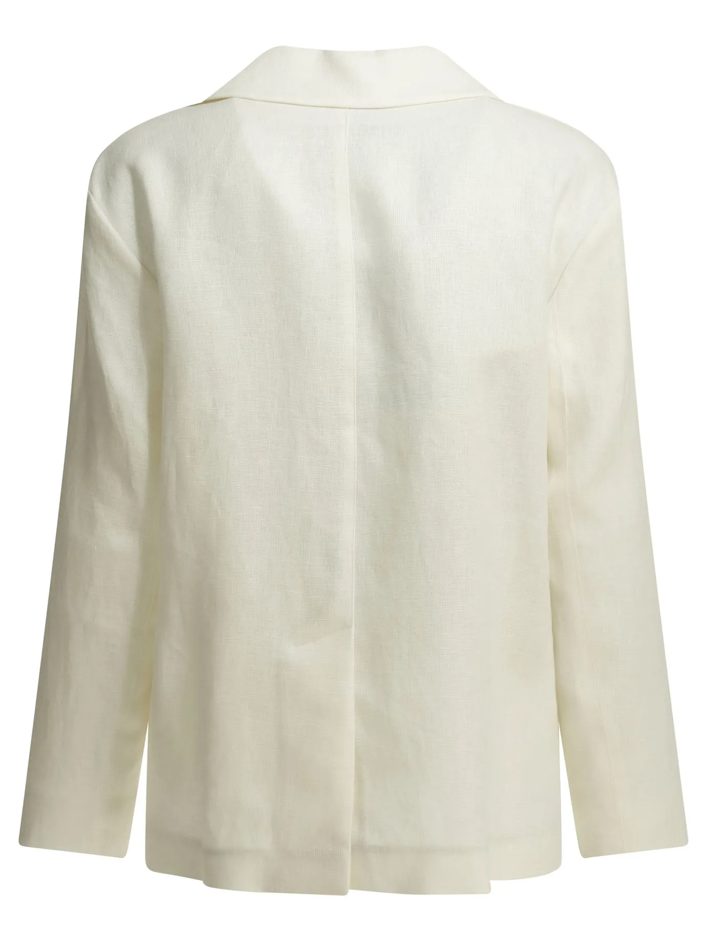 Linen Blazer Jackets And Coats White sold by Wanan Luxury product image thumbnail 2