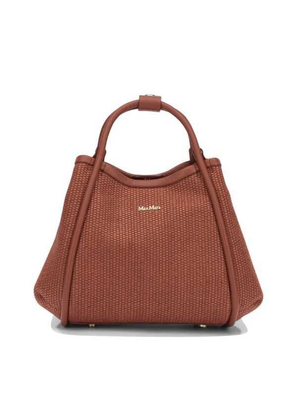 Marine Handbags Orange made by MaxMara