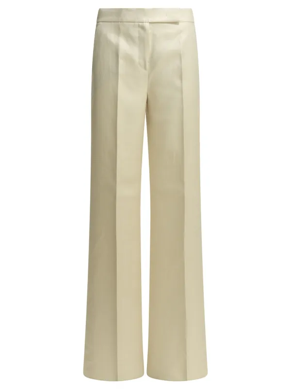 Tailored Pants Trousers Beige made by MaxMara
