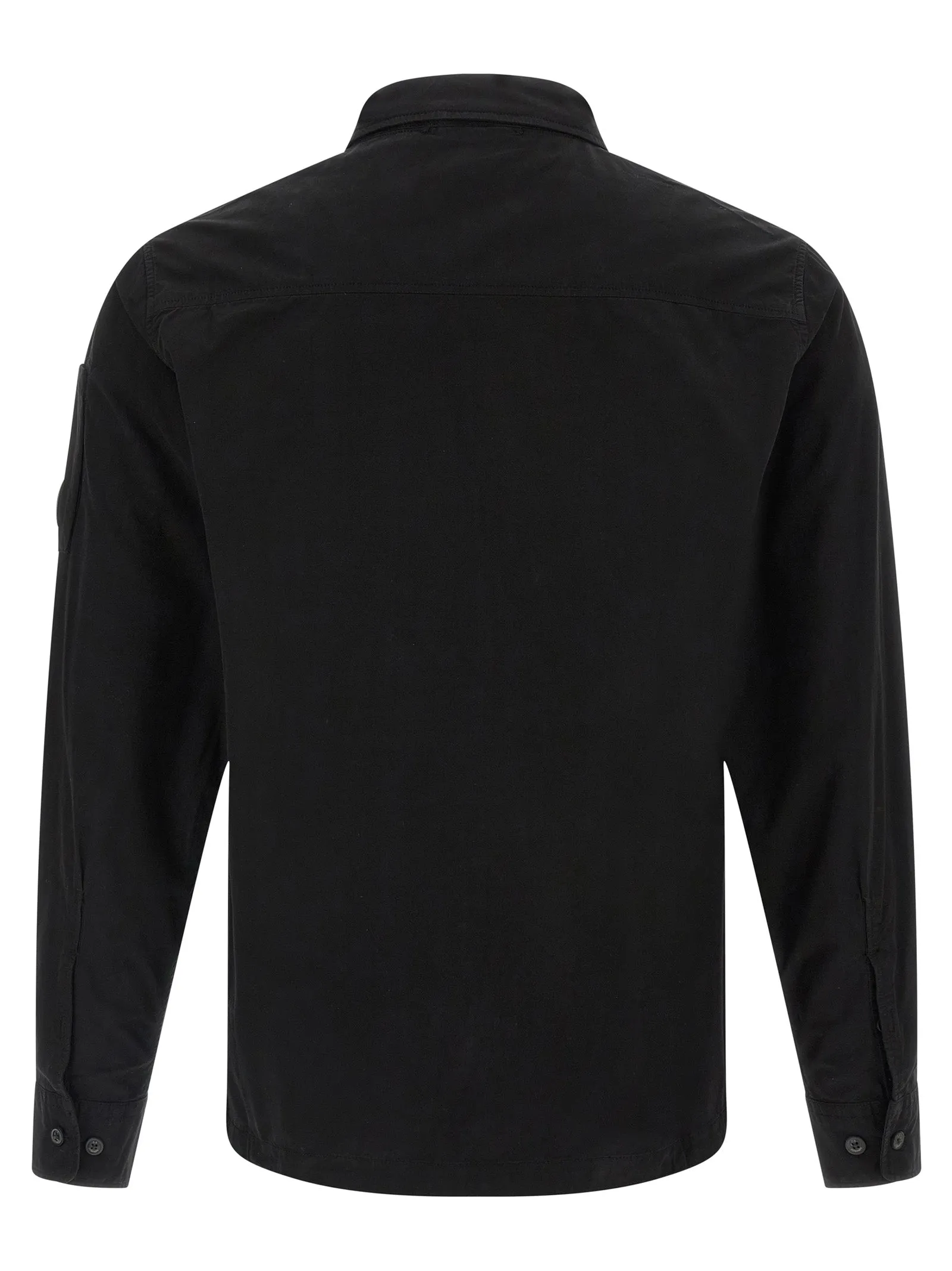 Zip Overshirt Shirt And Blouse Black sold by Wanan Luxury product image thumbnail 2