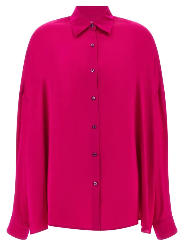 Casia Shirt And Blouse Fuchsia made by Dries Van Noten