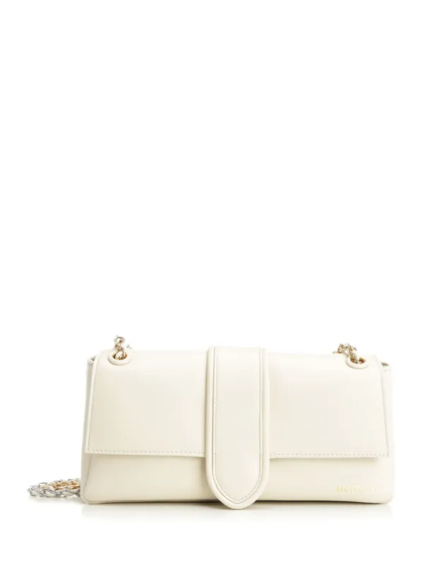 Le Bambino Chaine Shoulder Bags White made by Jacquemus