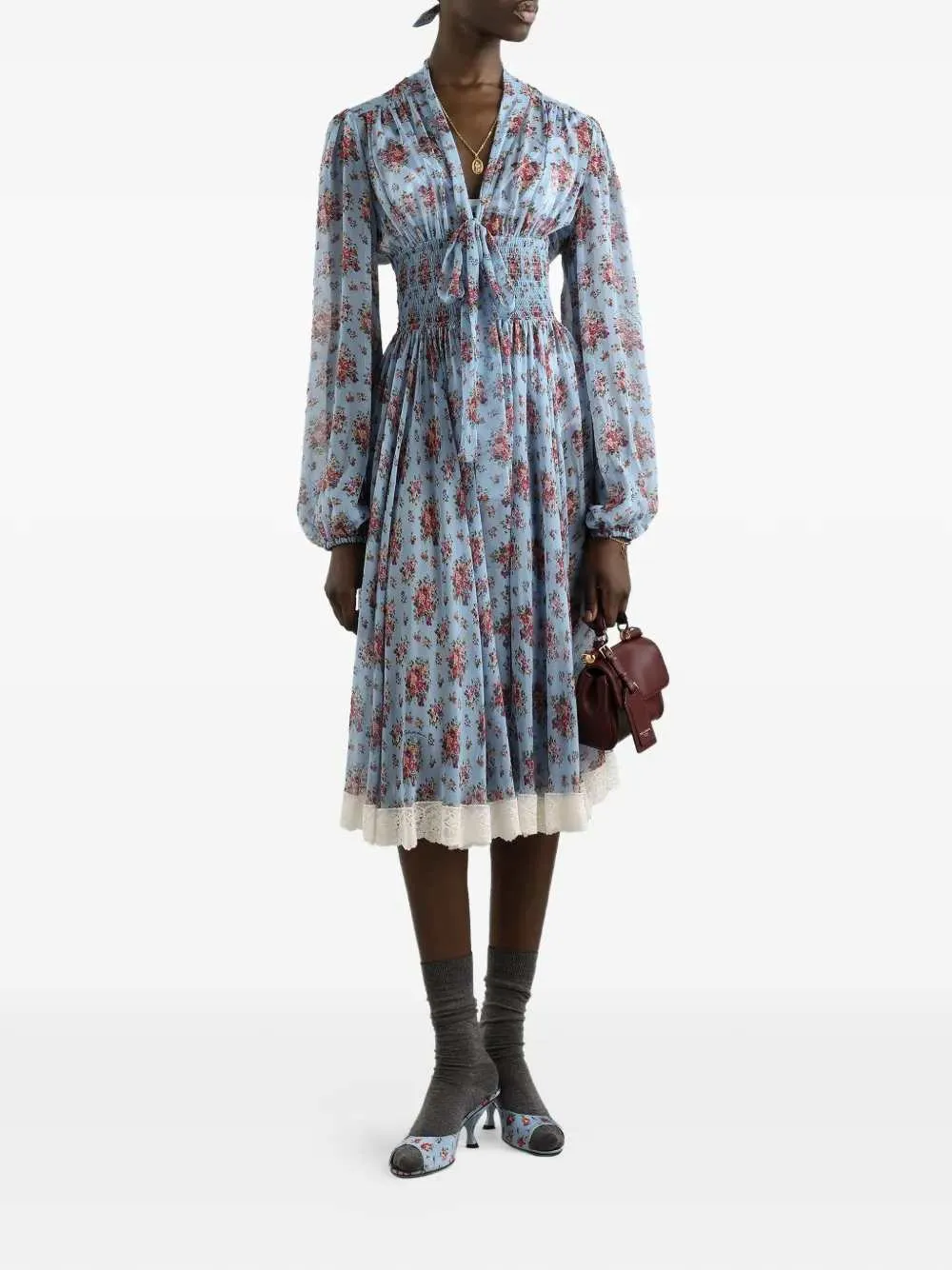 Floral Dress sold by Wanan Luxury product image thumbnail 2