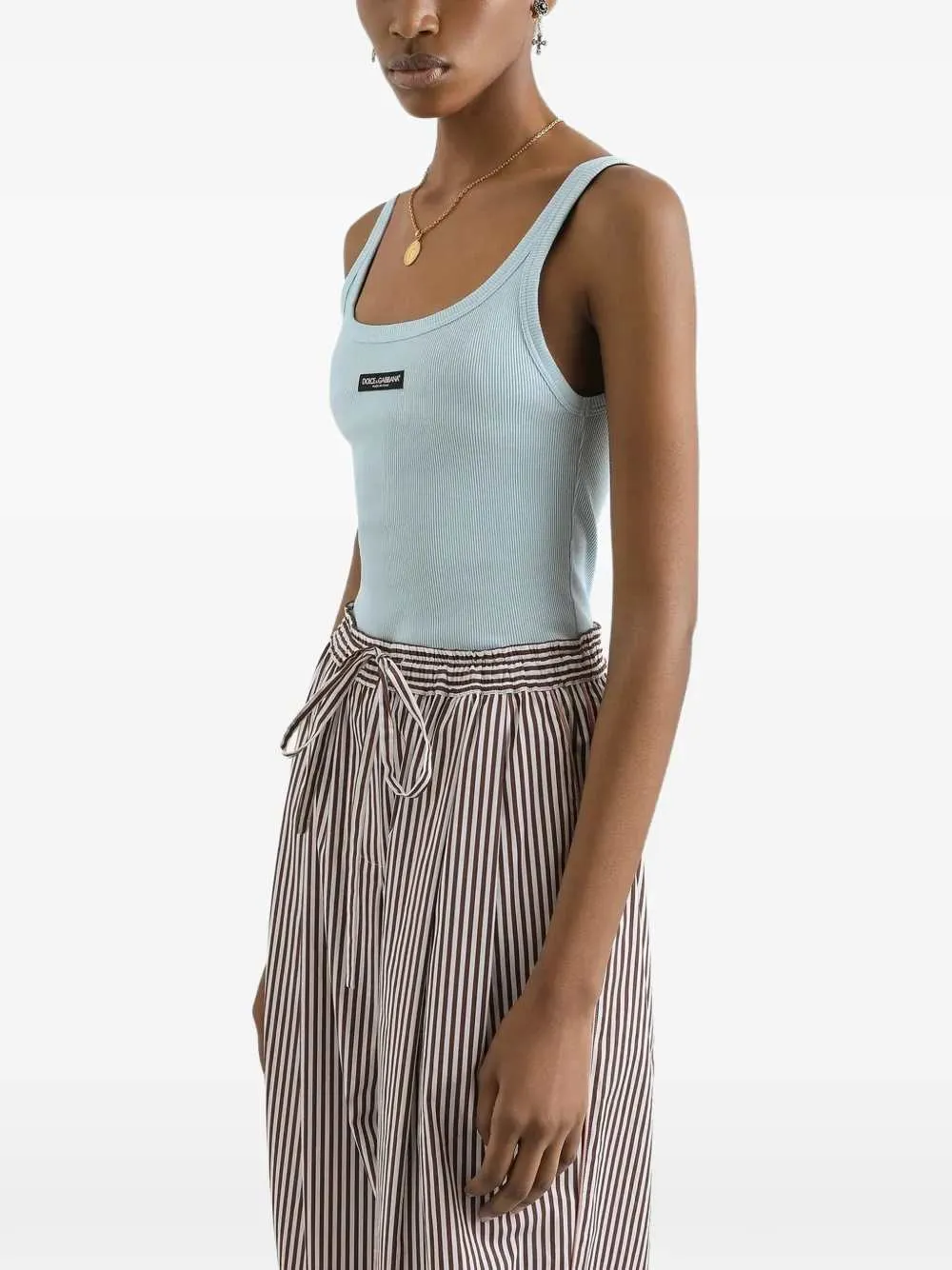 Ribbed Tank Top sold by Wanan Luxury product image thumbnail 3