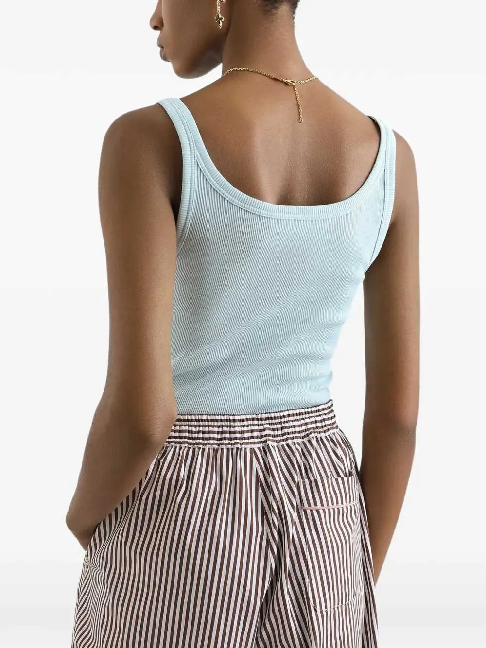 Ribbed Tank Top sold by Wanan Luxury product image thumbnail 4