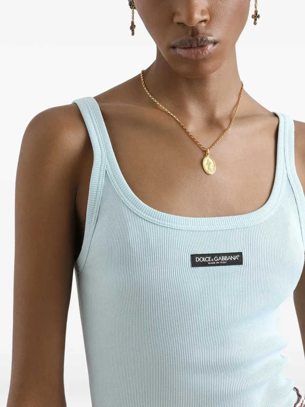 Ribbed Tank Top sold by Wanan Luxury product image thumbnail 5