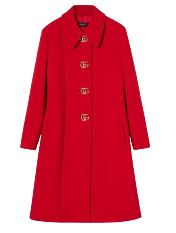 Coats Hibiscus Red made by Gucci