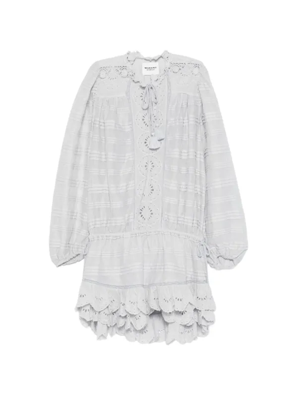 Dresses Blue And Green made by Isabel Marant
