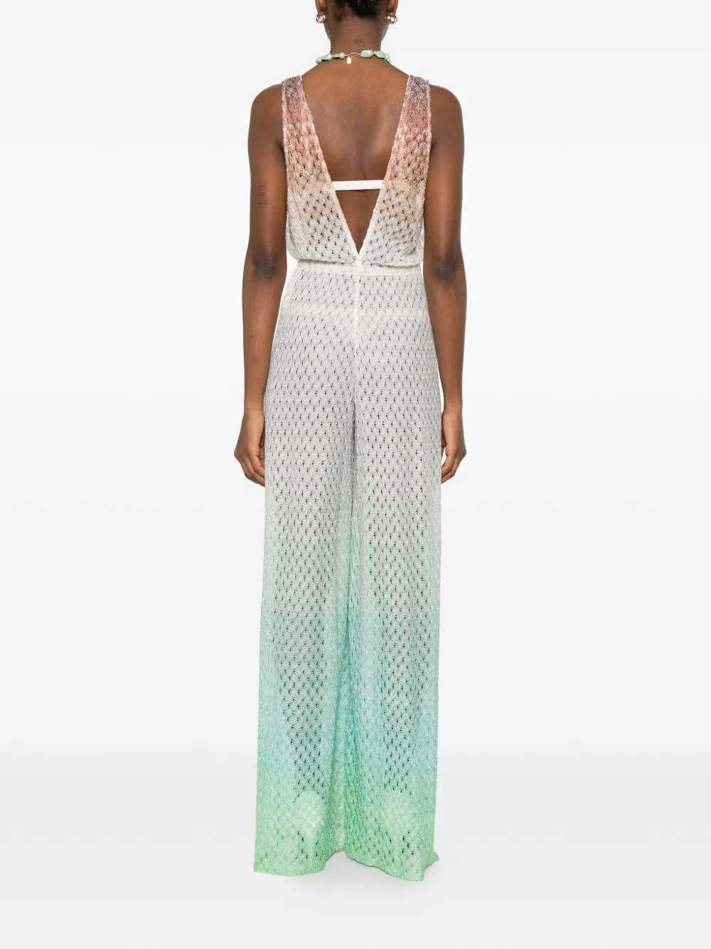 Trousers Blue And Green sold by Wanan Luxury product image thumbnail 3