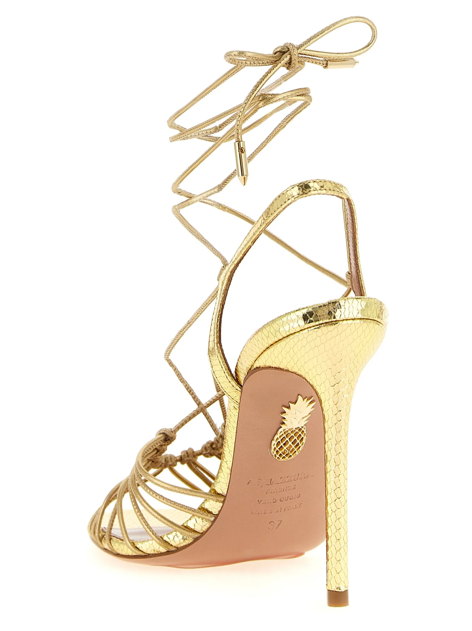 Ritmo Sandals Gold sold by Wanan Luxury product image thumbnail 3