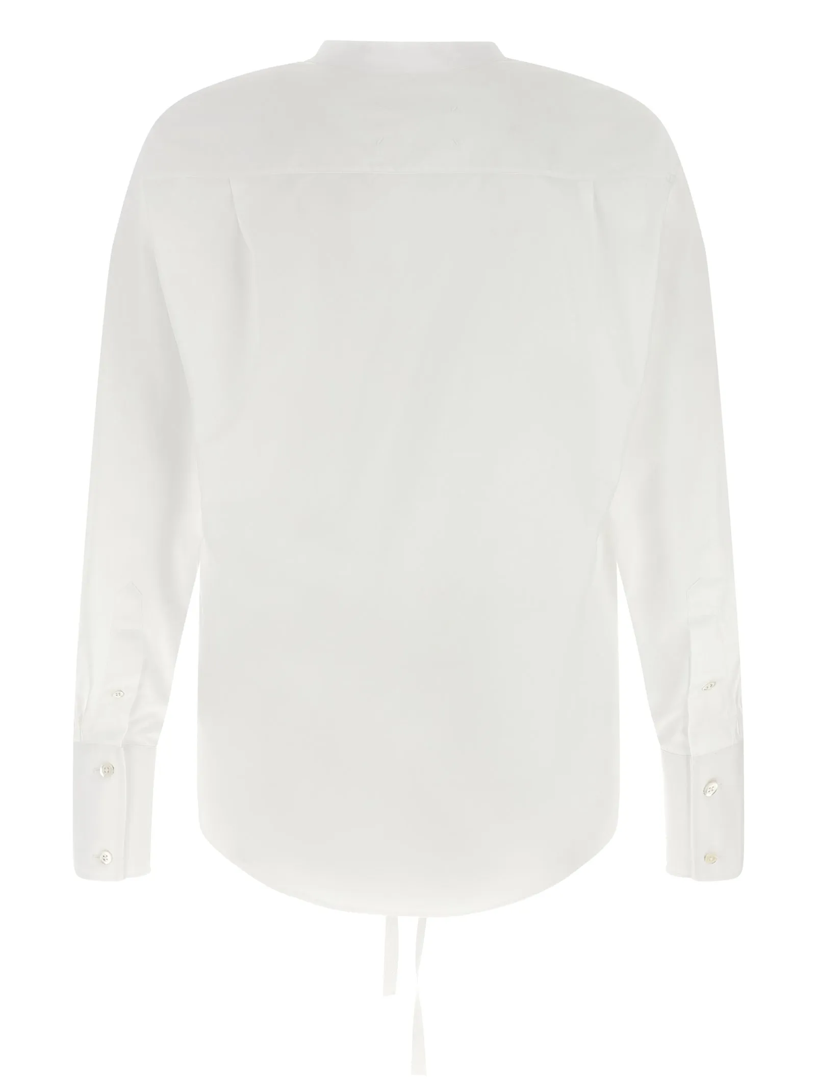 Raw Cut Hem Shirt Shirt And Blouse White sold by Wanan Luxury product image thumbnail 2