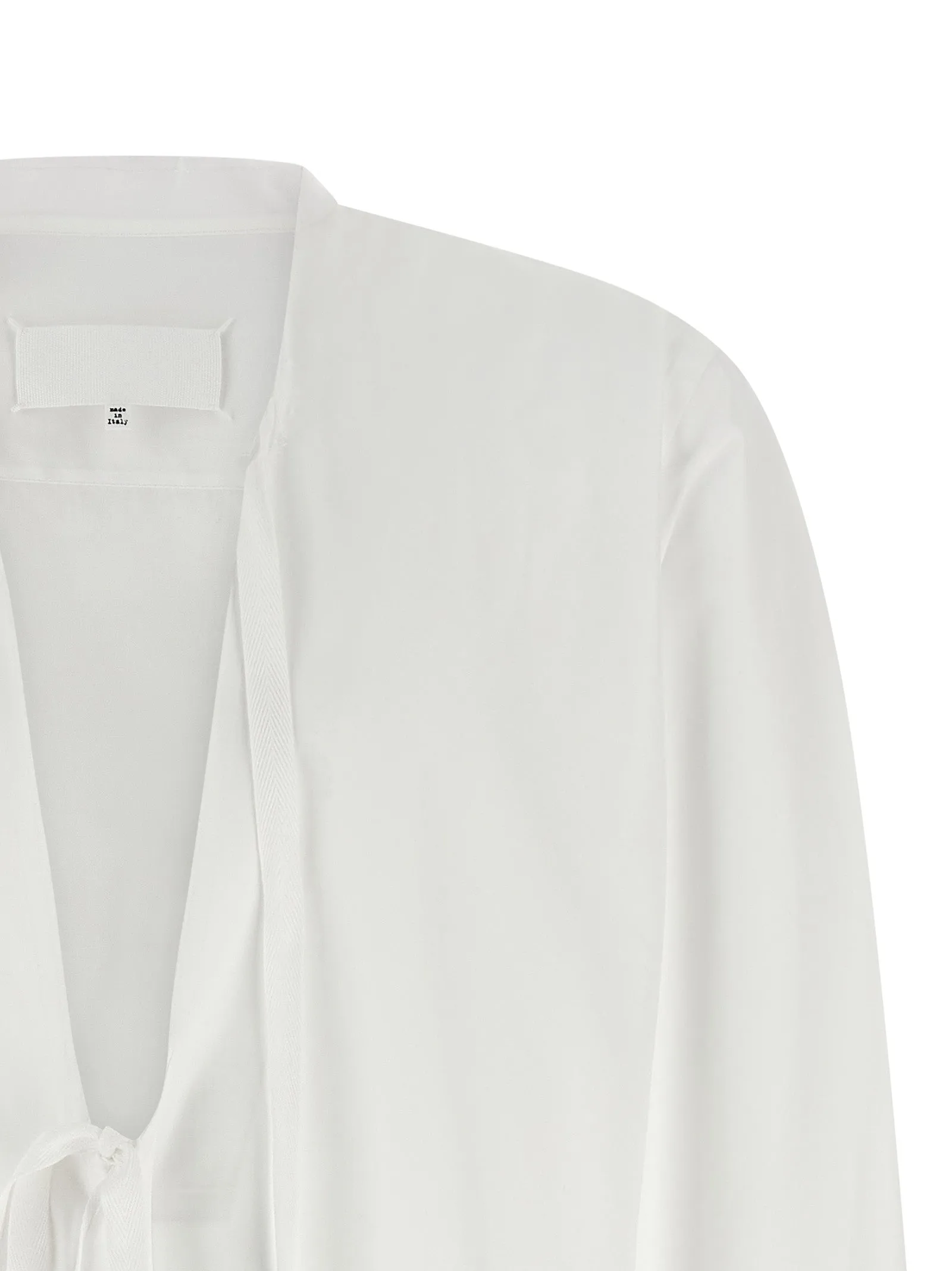 Raw Cut Hem Shirt Shirt And Blouse White sold by Wanan Luxury product image thumbnail 3