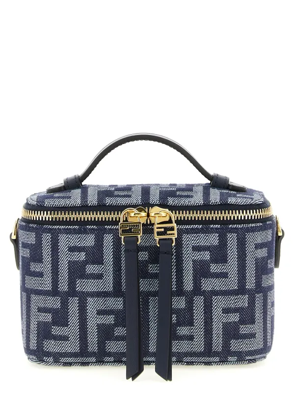 Fendi Vanity Hand Bags Blue made by Fendi