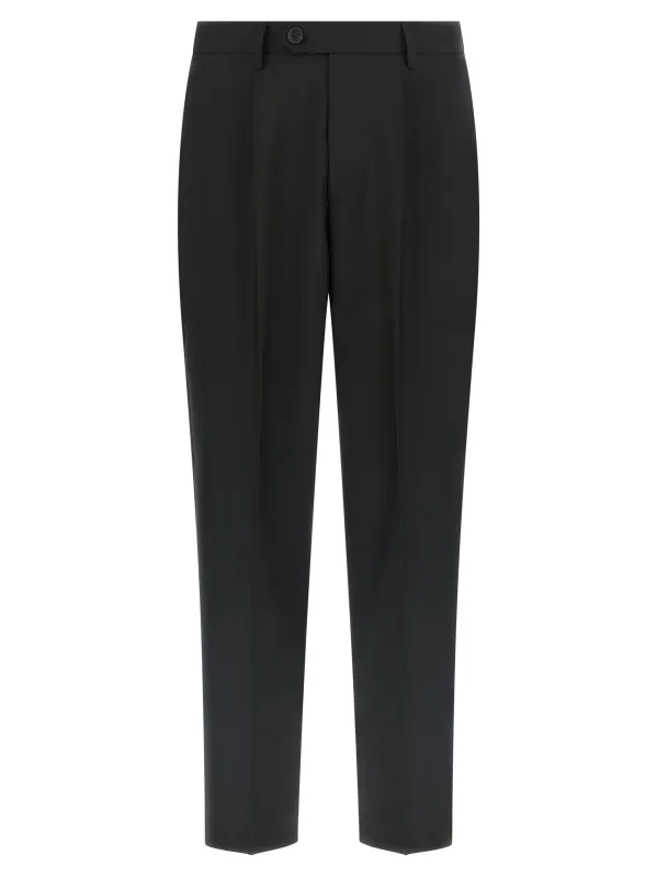 Tailored Trousers Pants Black made by mfpen