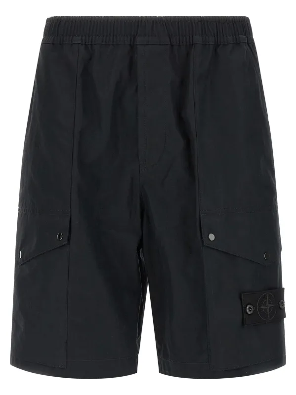 L100004 Bermuda And Short Black made by Stone Island