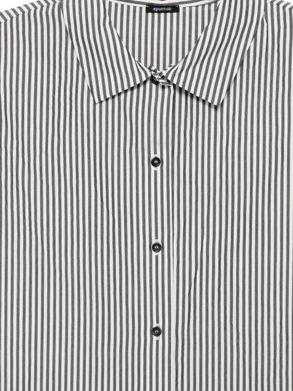 Striped Cotton Shirt sold by Wanan Luxury product image thumbnail 3