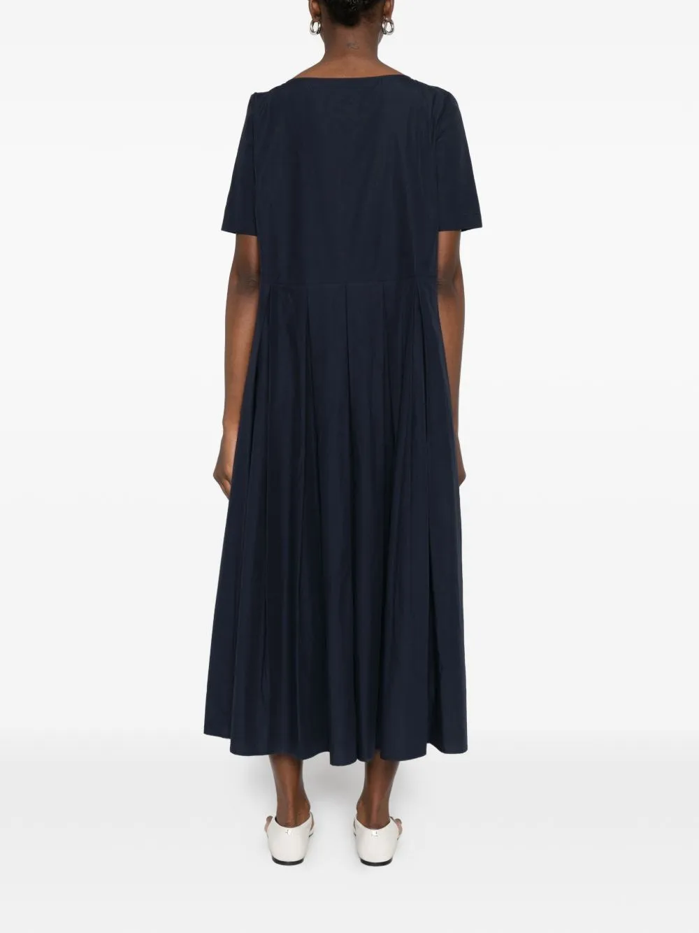 Cotton Pleated Midi Dress sold by Wanan Luxury product image thumbnail 4
