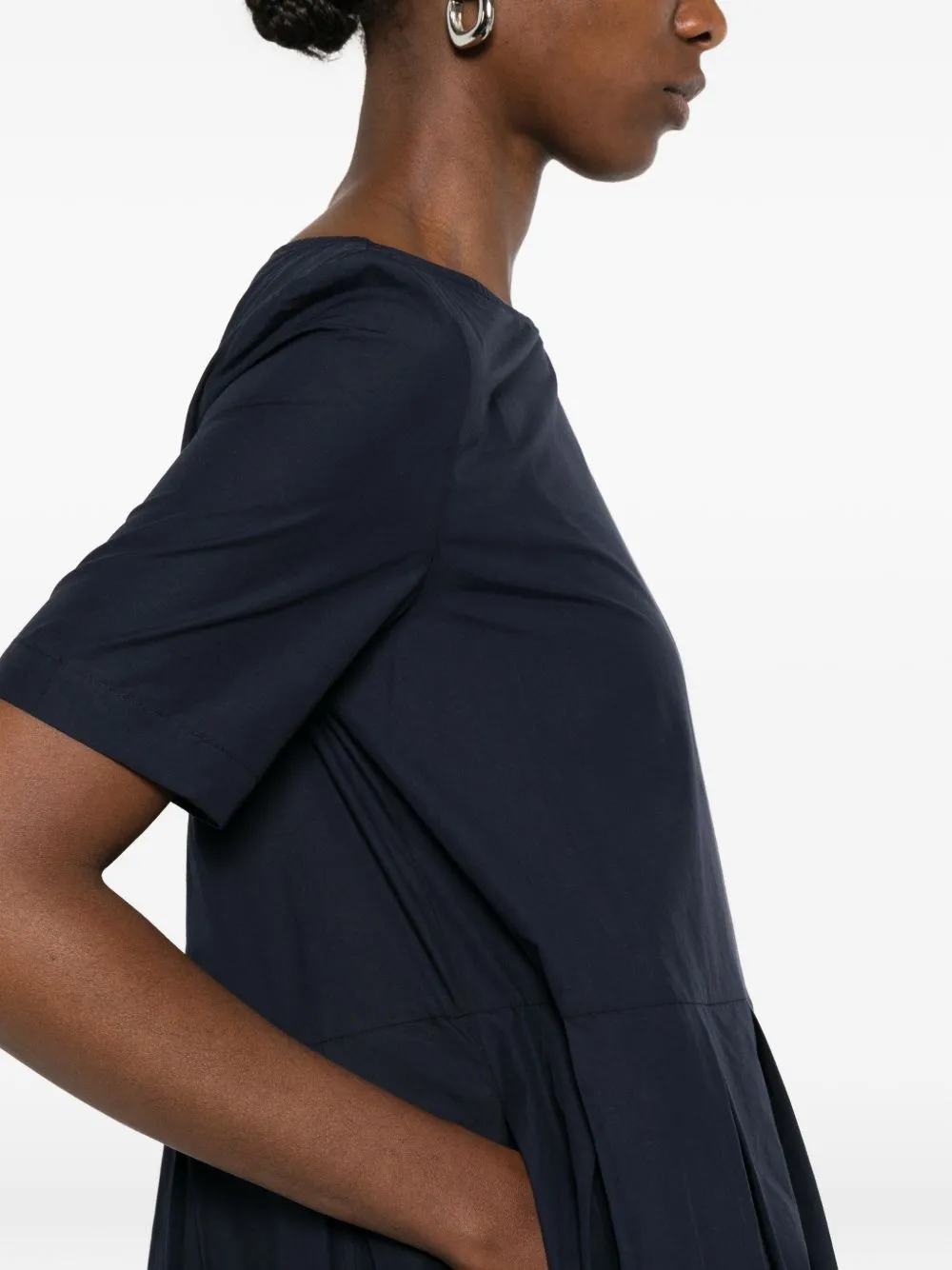 Cotton Pleated Midi Dress sold by Wanan Luxury product image thumbnail 5