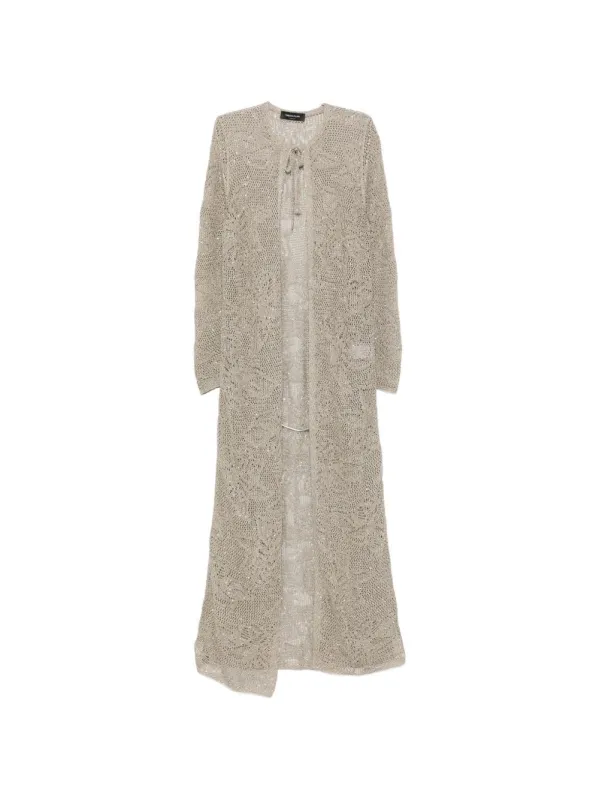 Tie-Detail Long Cardigan made by Fabiana Filippi