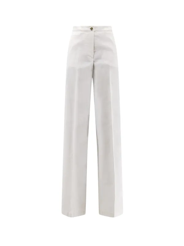 Jacopone Linen And Viscose Trousers made by Wanan Luxury